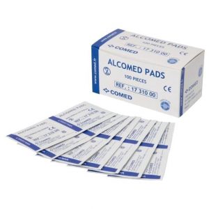 Toallitas Desinfectantes con Alcohol 75% - Higiene Clínica Individual (Pack 100 uds)